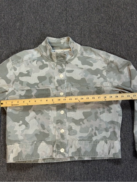 Dear John Light Gray Camouflage Utility Jacket Women’s Size Small NEW - Picture 8 of 14